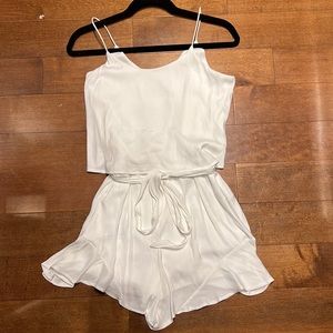 She+Sky White romper